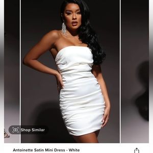 Brand new fashion nova bridal dress.